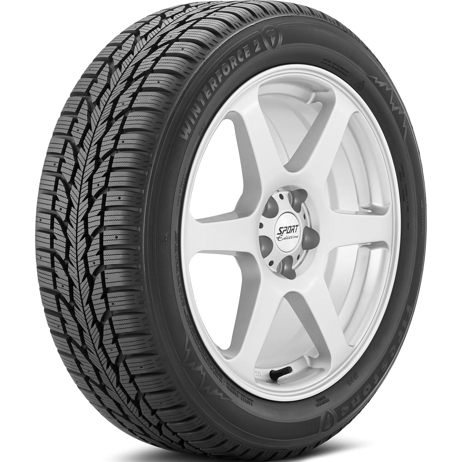 One New 1 New Firestone Winterforce 2 215/55R17 94S Winter Snow Tirec