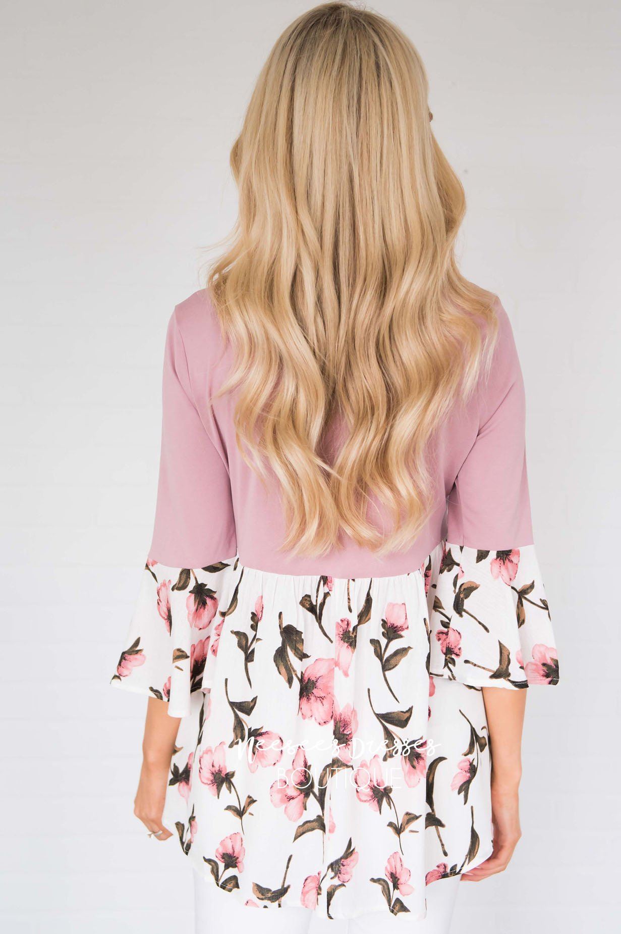 No Rain, No Flowers Floral Blouse