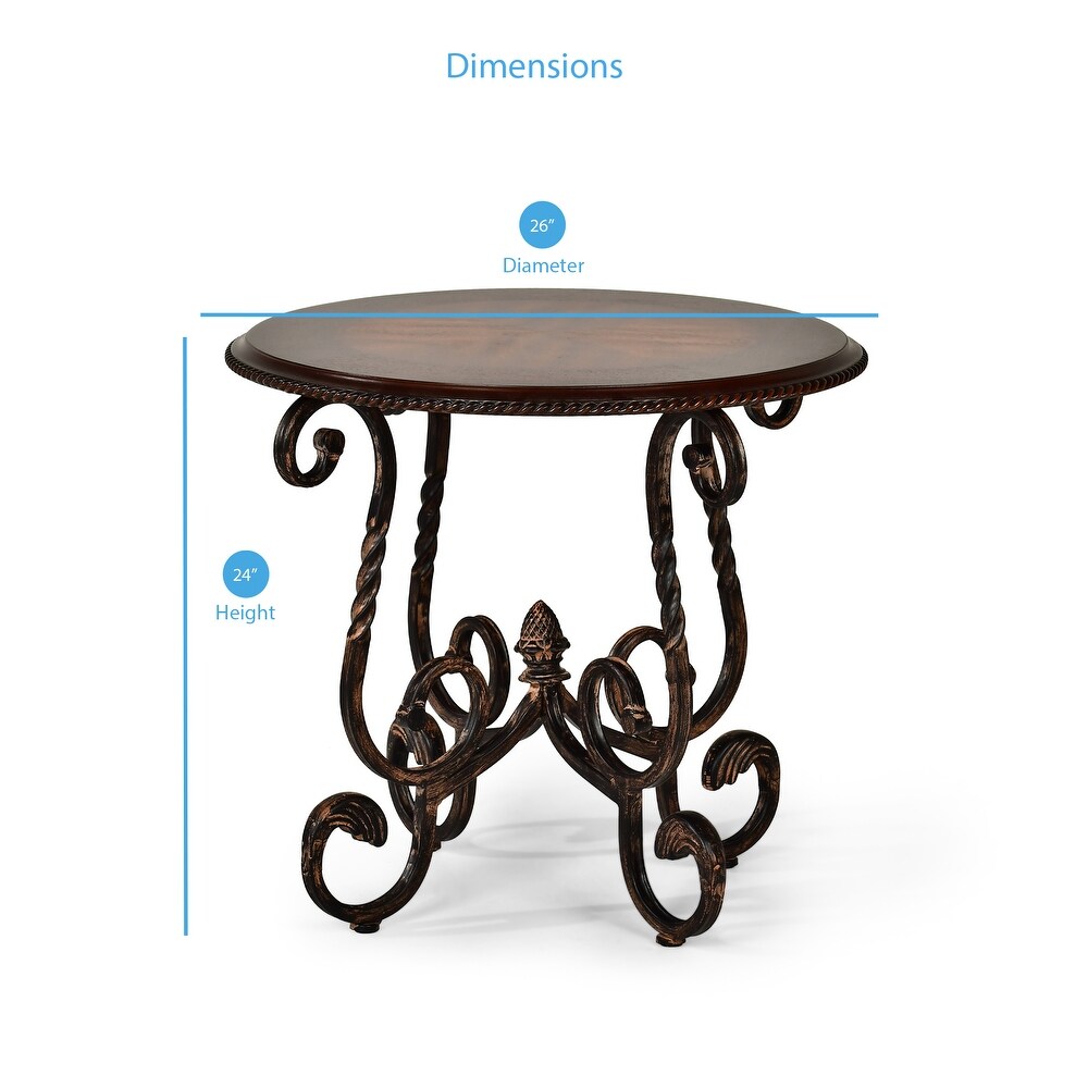 Canterbury Elegant End Table by Greyson Living