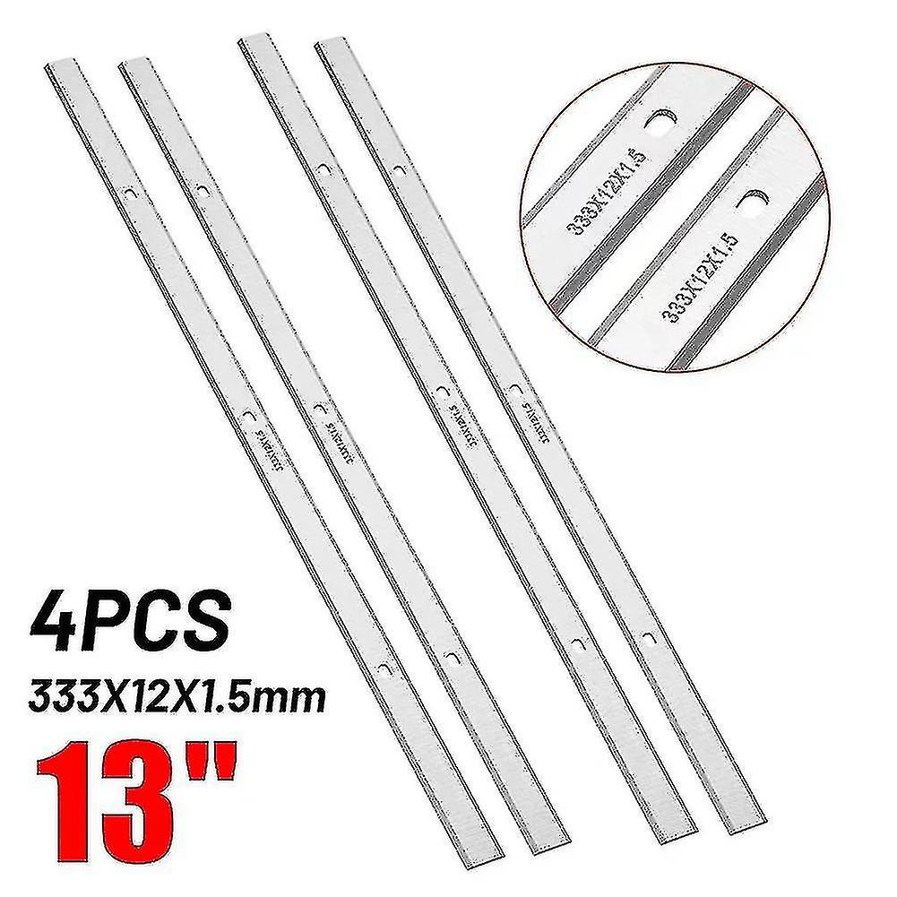 4pc 13''-1/2'' Hss Portable Planer Blades For Metabo Dh330 Dh316 Double Edge Set Ferramentas Woodworking Tools Marcenaria Planer