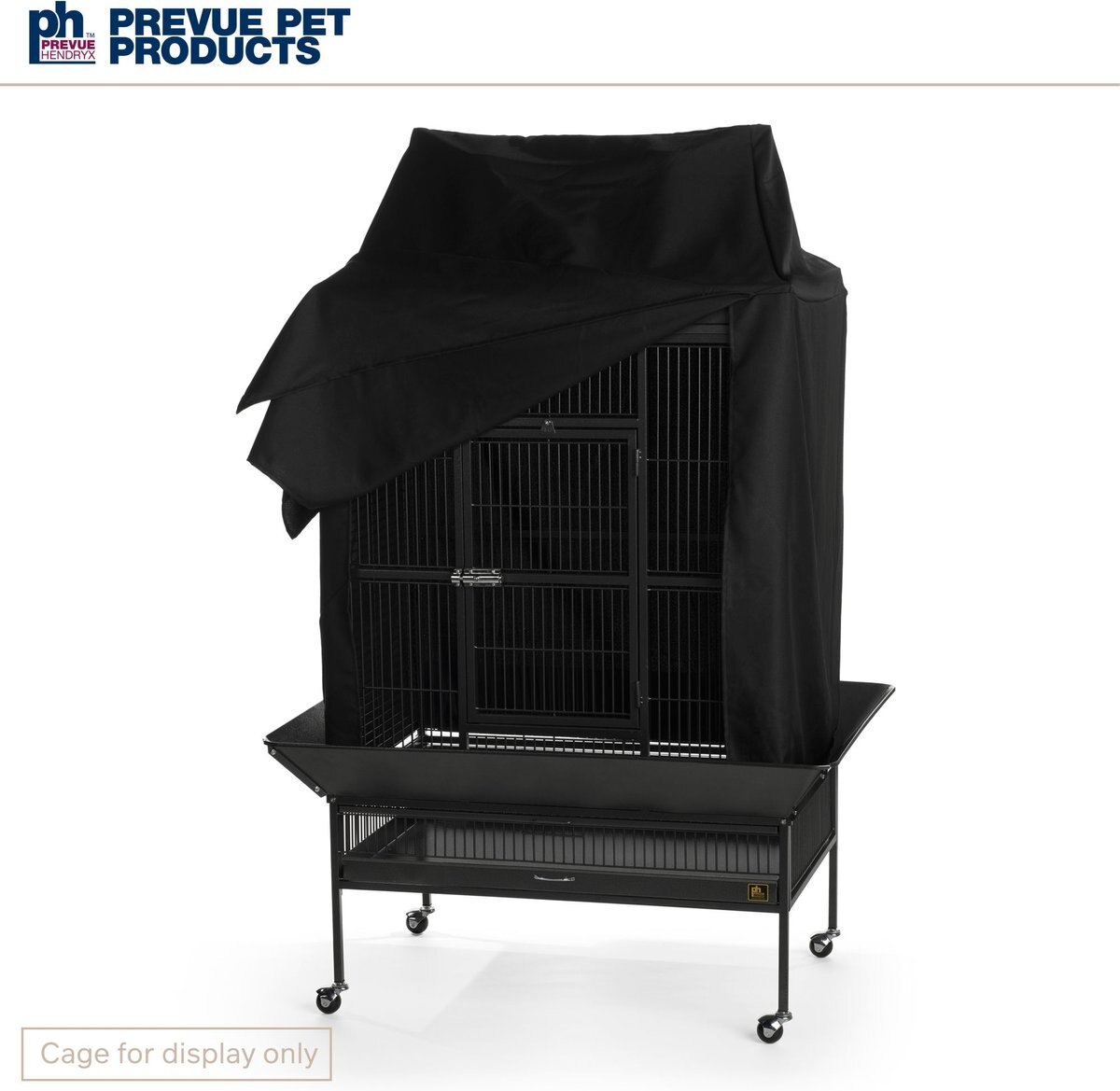 Prevue Pet Products Good Night Universal Bird Cage Cover， Black