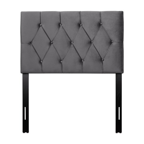 CorLiving Catalina Velvet Twin Headboard - - 36790365