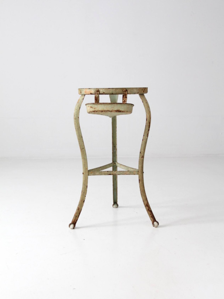 Consigned  Antique Claw Foot Iron Stand   Farmhouse   Side Tables And End Tables   by 86 Vintage  Houzz