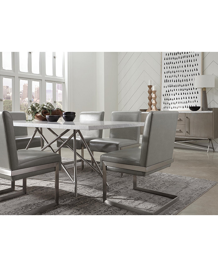 Furniture Coral 7-Pc Dining Set (Rectangular Table + 6 Side Chairs)