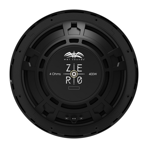 Zero Series Marine Subwoofer With Shallow Mounting Depth And Hidden Mounting Hardware