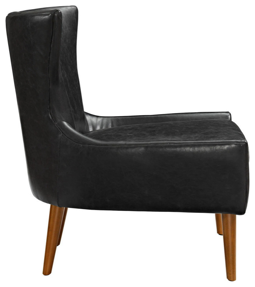 River Navy Upholstered Vinyl Armchair   Modern   Armchairs And Accent Chairs   by Rustic Home Furniture Deco  Houzz