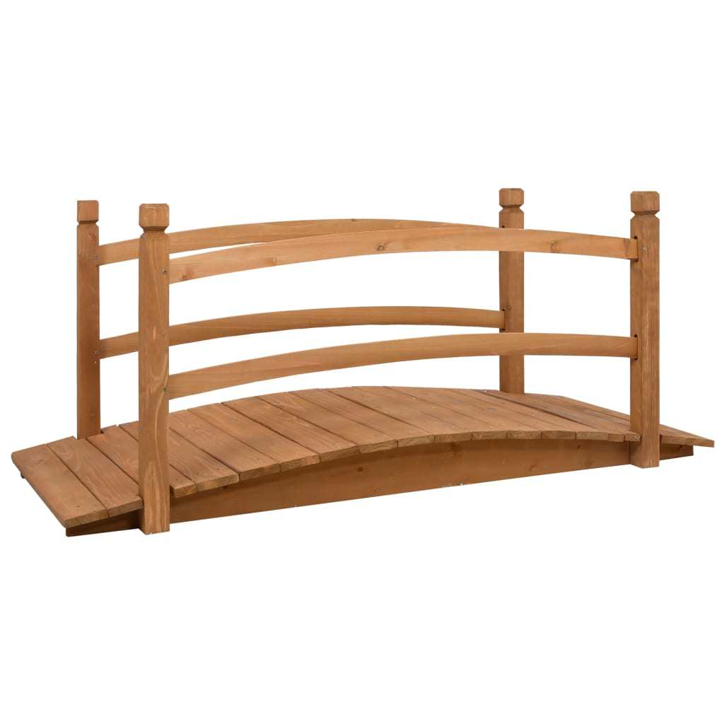 Henmomu Garden Bridge 55.1"x23.6"x23.6" Solid Firwood Garden Bridges