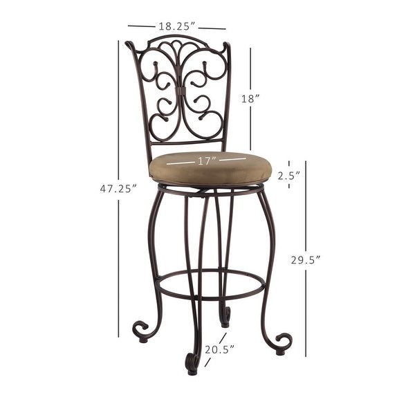 Copper Grove Dubasari Metal Bar Stool