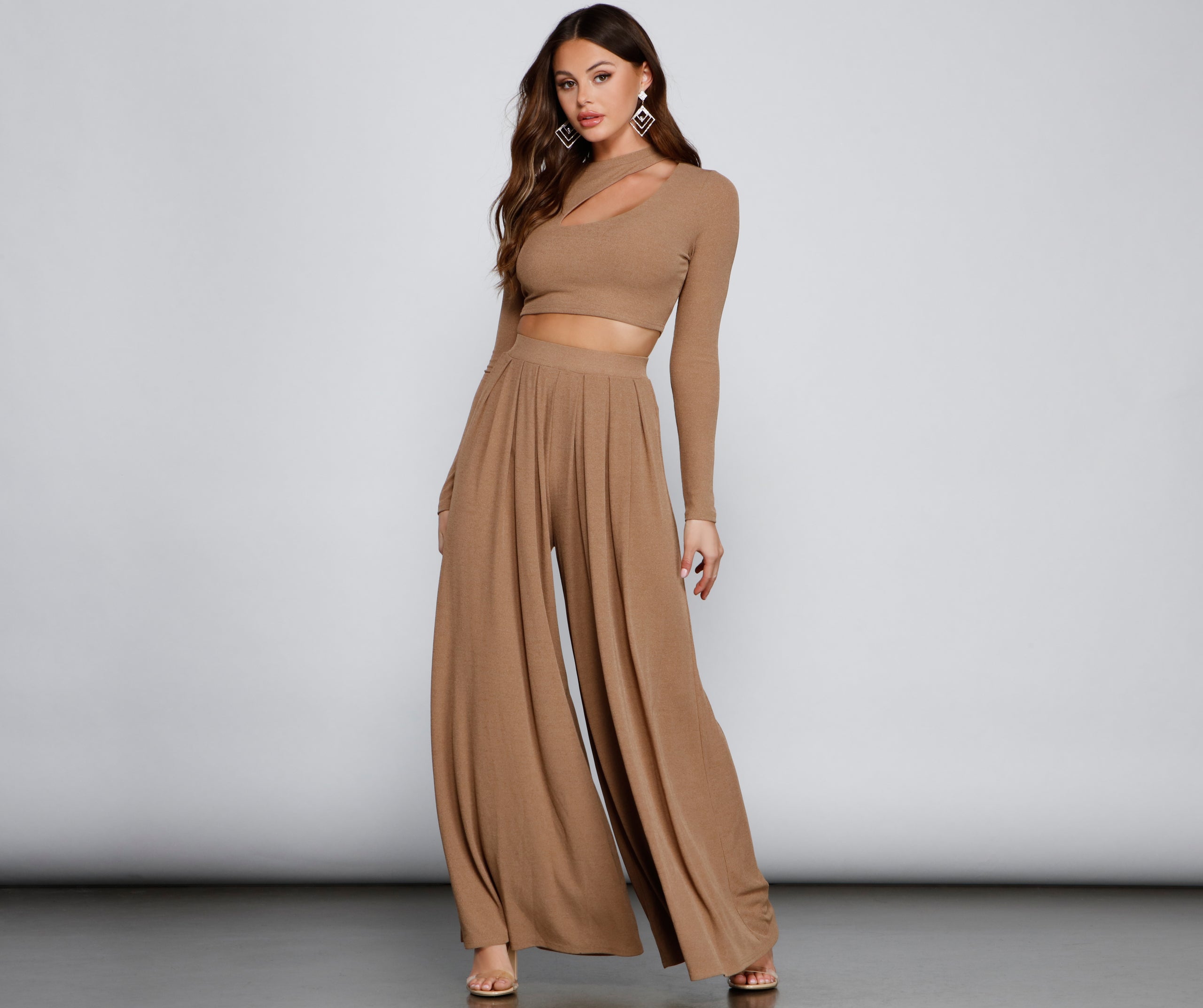 Make It Bold High Waist Palazzo Pants