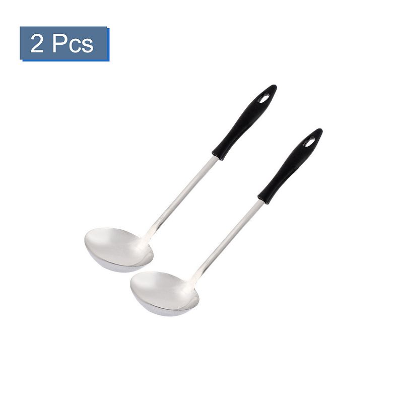 Kitchen Stainless Steel Gravy Stew Soup Spoon Ladle 2pcs