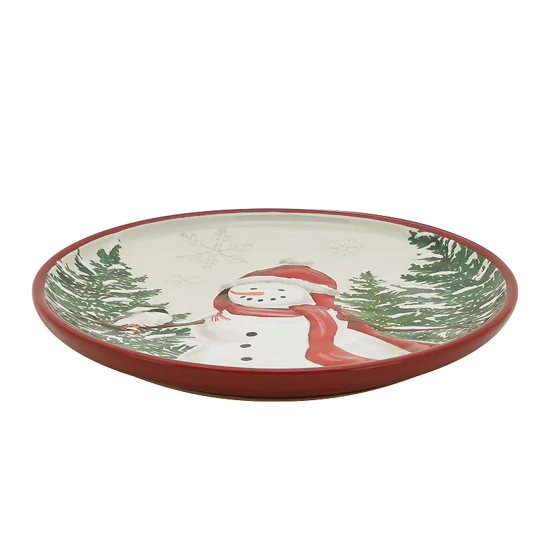 St. Nicholas Square? Yuletide Ceramic Salad Plate