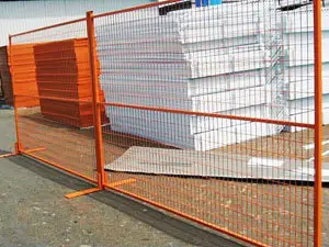 Factory offer Portable construction  fence panel square pipe  removable Canada Temporary Fence Panels for construction site