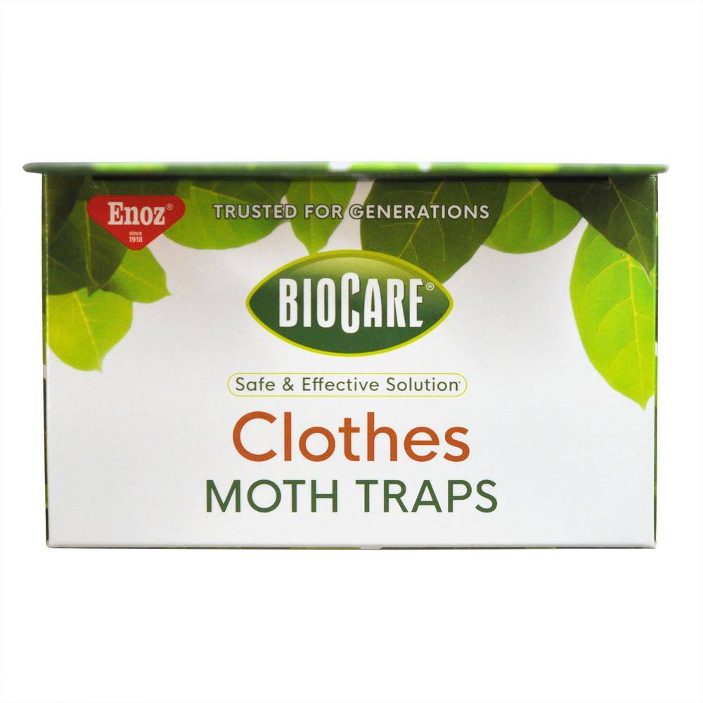 ENOZ Non-Toxic Clothes Moth Traps (2 Traps Plus 2 Lures) EB7200.1