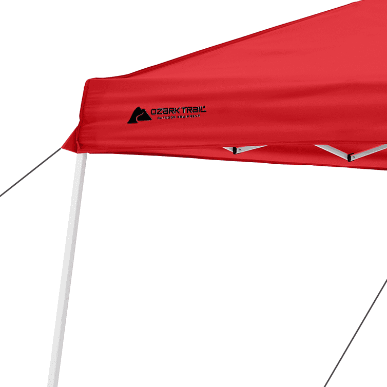 Ozark Trail 10' x 10' Simple Push Slant Leg Canopy (100 Sq. ft.)