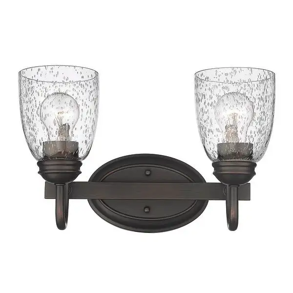 Parrish 2 Light Bath Vanity - Rubbed Bronze