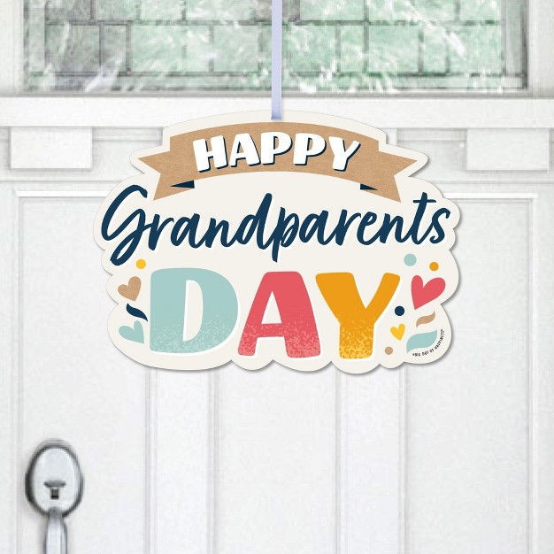 Big Dot Of Happiness Happy Grandparents Day Hanging Porch Grandma amp Grandpa Party Outdoor Decorations Front Door Decor 1 Piece Sign