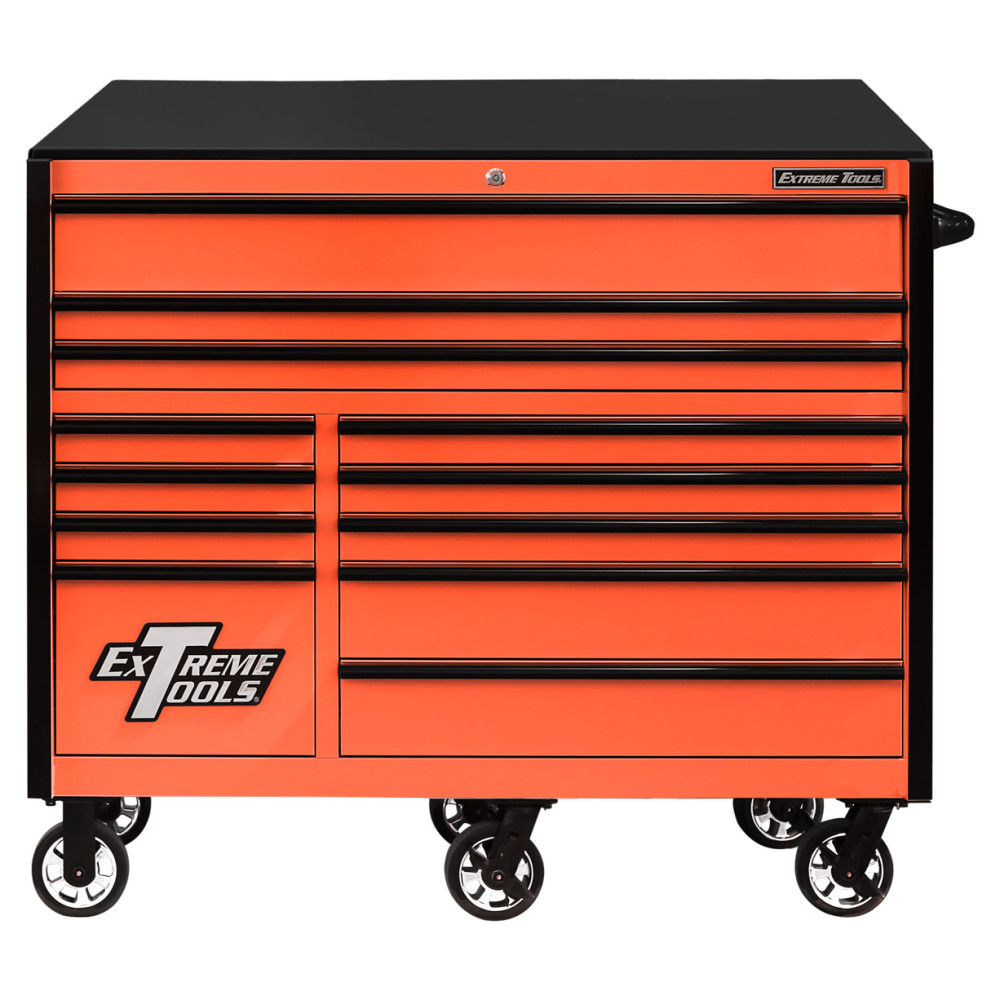 Extreme Tools 55 Orange Roller Cabinet with Black