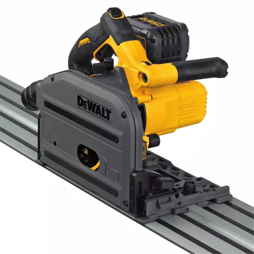 DEWALT FLEXVOLT 60-Volt MAX Cordless Brushless 6-1/2 in. Track Saw with (2) FLEXVOLT 6.0Ah Batteries and#8211; XDC Depot