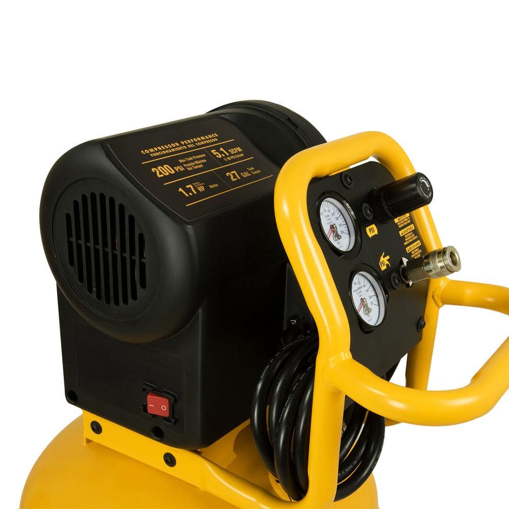 DEWALT 27 gal. 200 PSI Portable Vertical Electric Air Compressor DXCM271