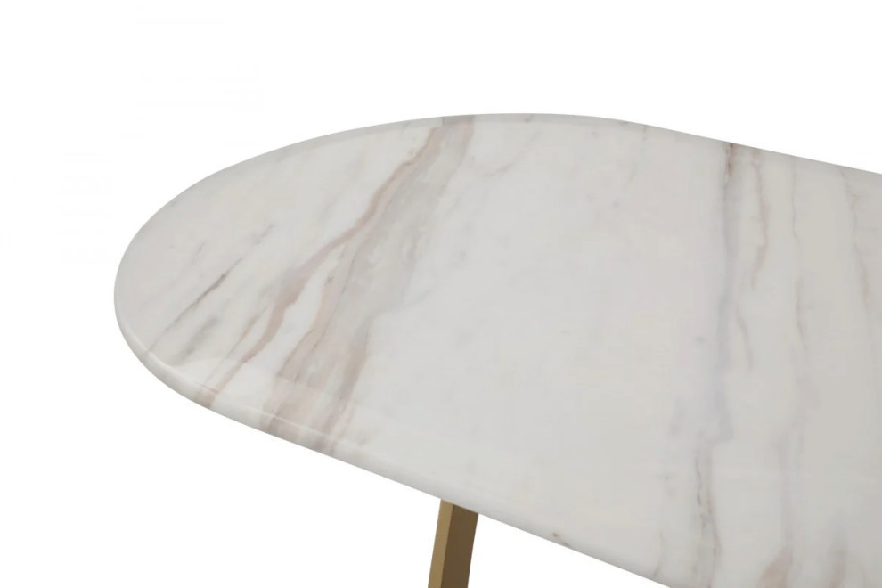 Channa Modern Marble Console Table   Contemporary   Console Tables   by Rustic Home Furniture Deco  Houzz