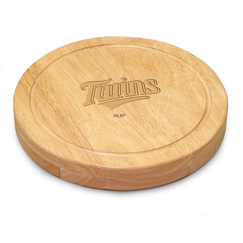 Picnic Time Minnesota Twins Circo Cheese Cutting Board and Tools Set