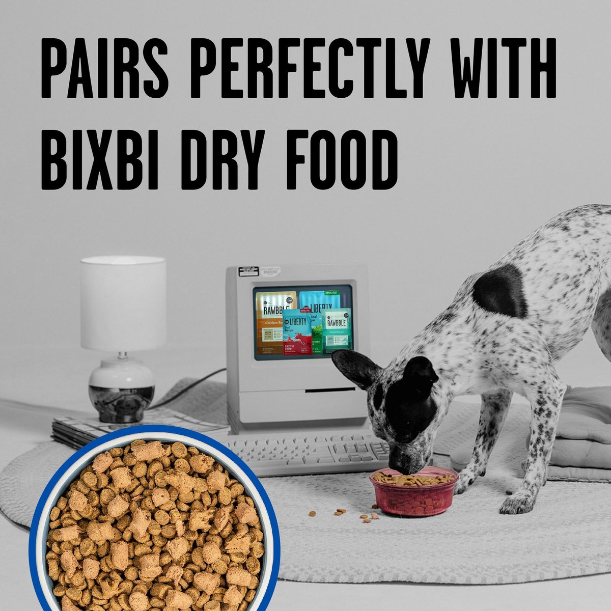 BIXBI Rawbble Turkey Recipe Grain-Free Freeze-Dried Dog Food