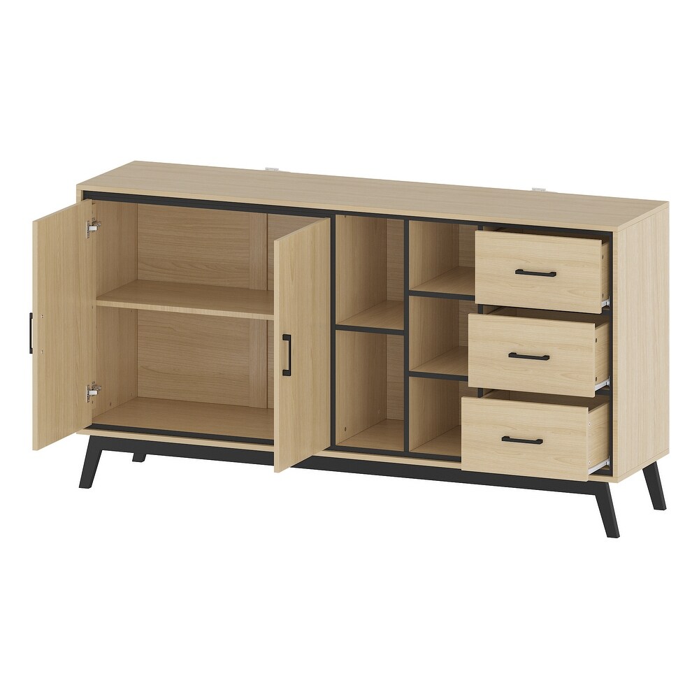 Large Versatile Buffet: Organize and Display with Elegance Dresser