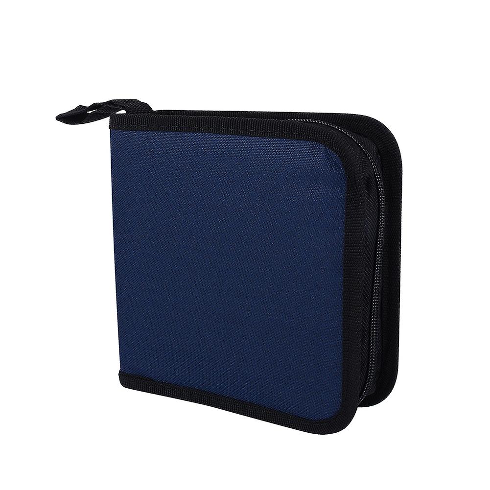 Protable Oxford Cloth 40 Disc Cd Dvd Holder Dj Storage Zipper Case Organizer Bag