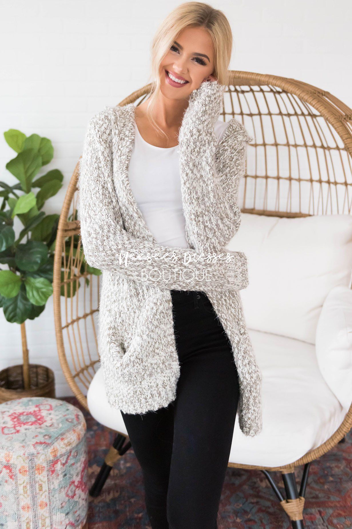 Peace On Earth Cardigan Sweater