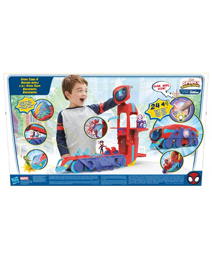 Spidey and His Amazing Friends Spider Crawl-R Play Set with Tower Mode