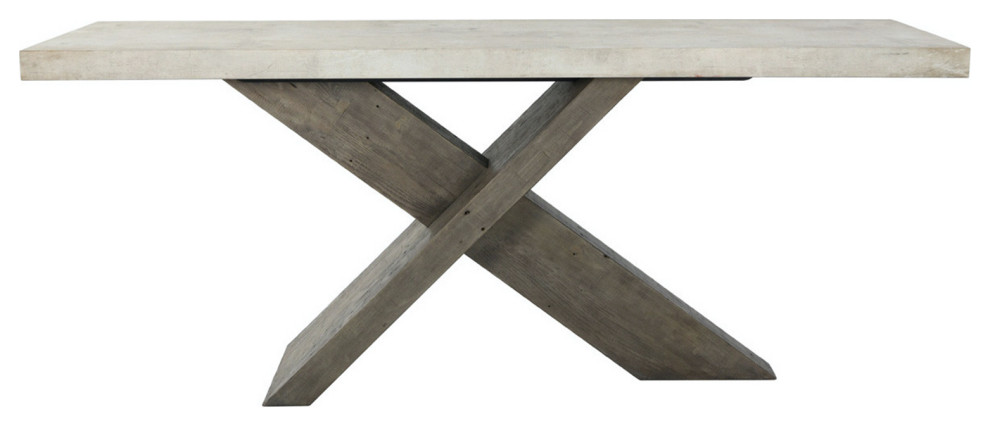 X Base Console Table   Farmhouse   Console Tables   by Design Mix Furniture  Houzz