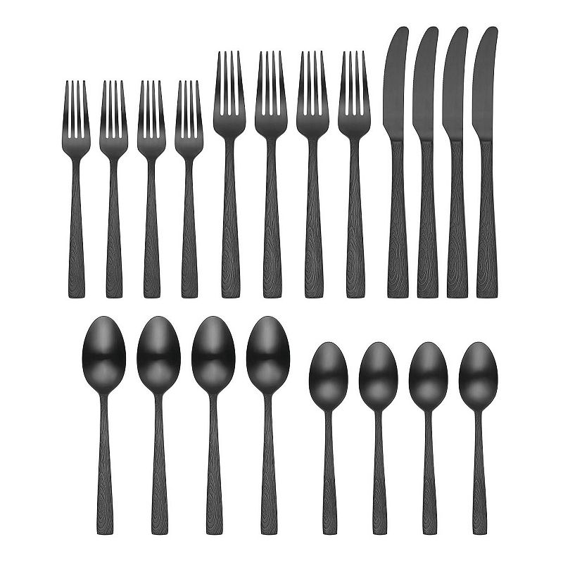 Oneida Elmcrest Midnight 20-pc. Flatware Set