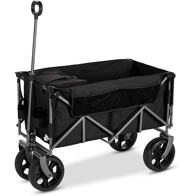 Academy Sports + Ooutdoors XL Folding Wagon with Tailgate and Strap