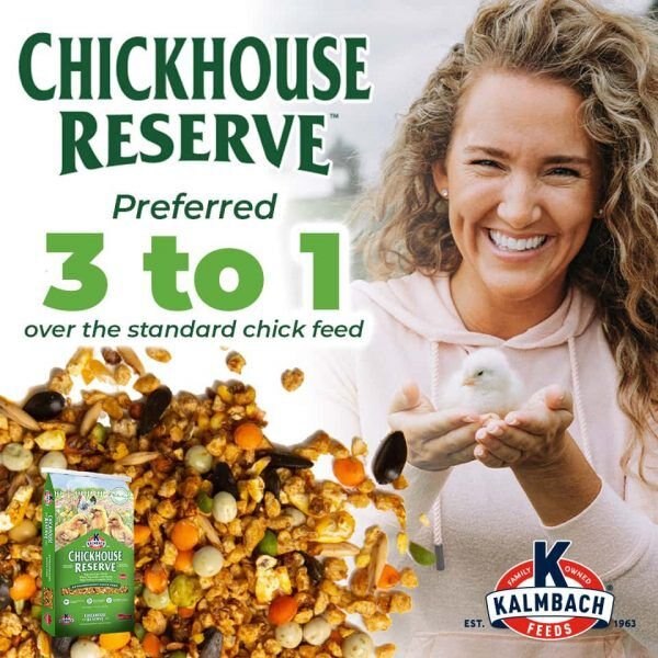 Kalmbach Feeds Chickhouse Reserve Extraordinary Chick Starter Feed， 30-lb bag