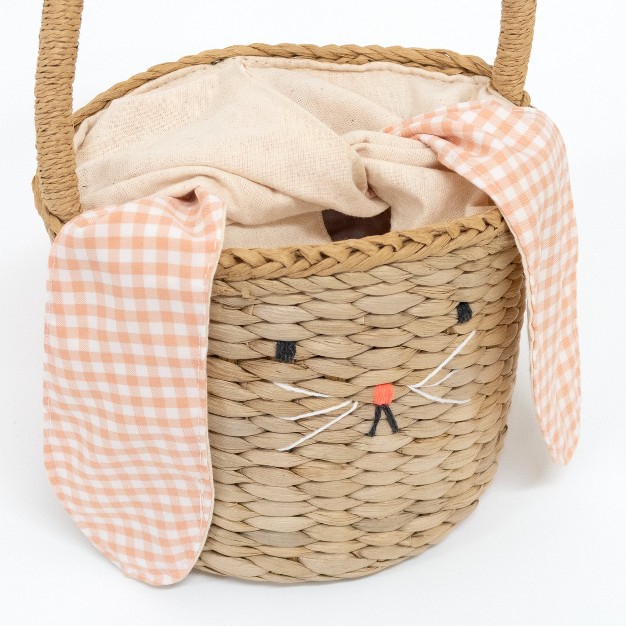 Meri Meri Bunny Basket pack Of 1 Easter