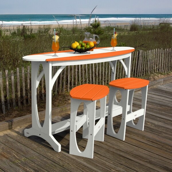 Shoreline Surfboard 3Piece Bar Height Balcony Set