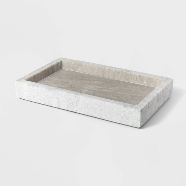 Marble Tray White