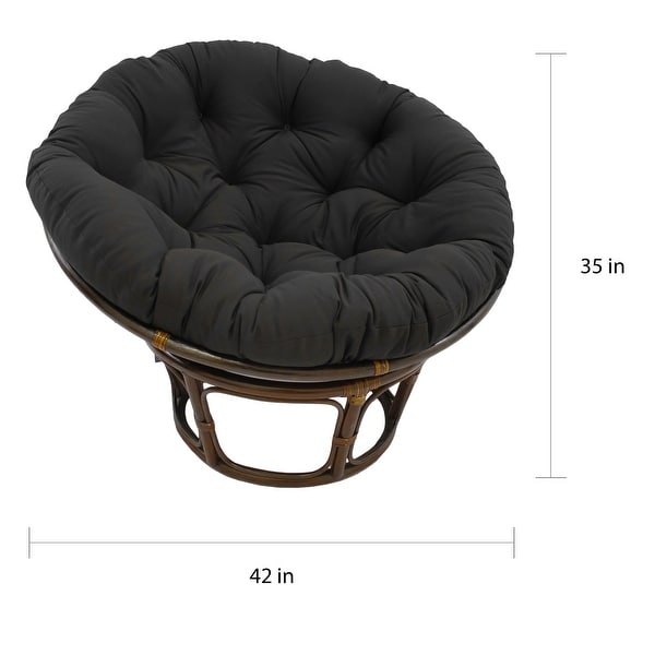 Bali 42-inch Papasan Chair with Twill Cushion