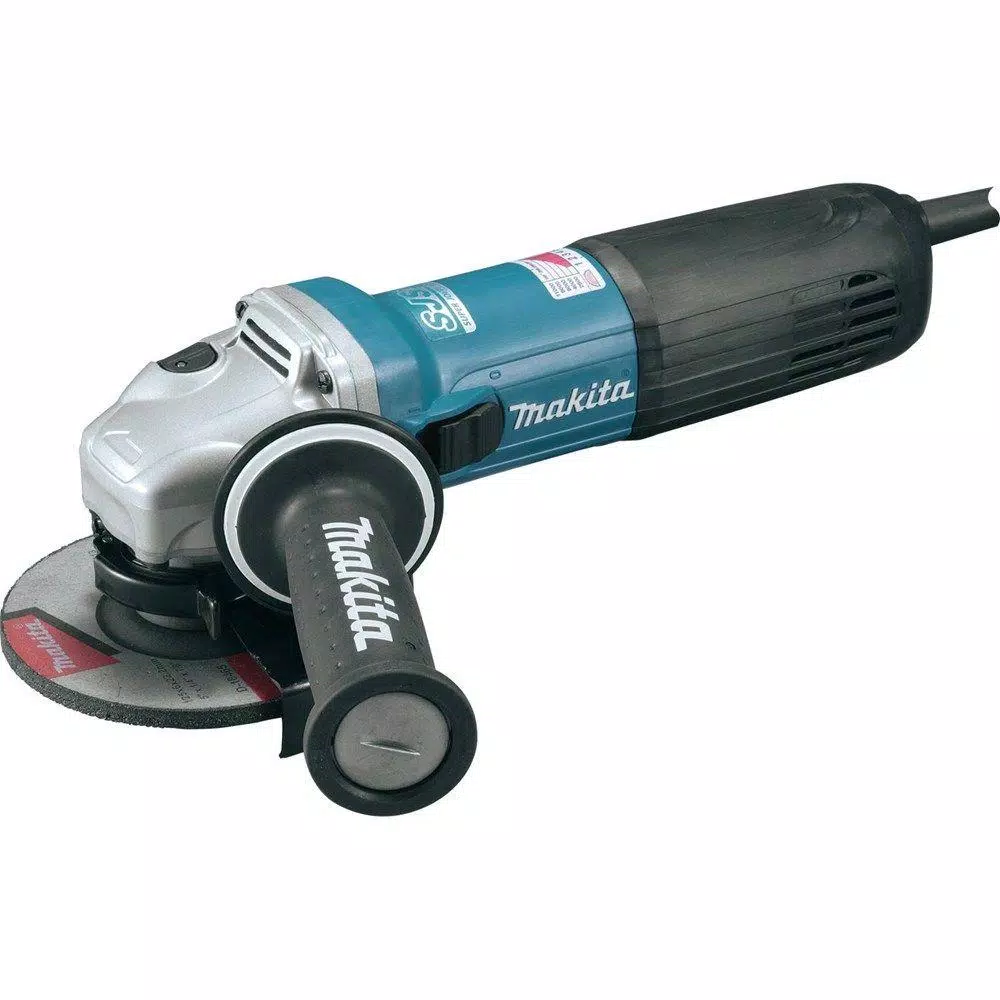 Makita 12 Amp 5 in. SJS II High-Power Angle Grinder and#8211; XDC Depot