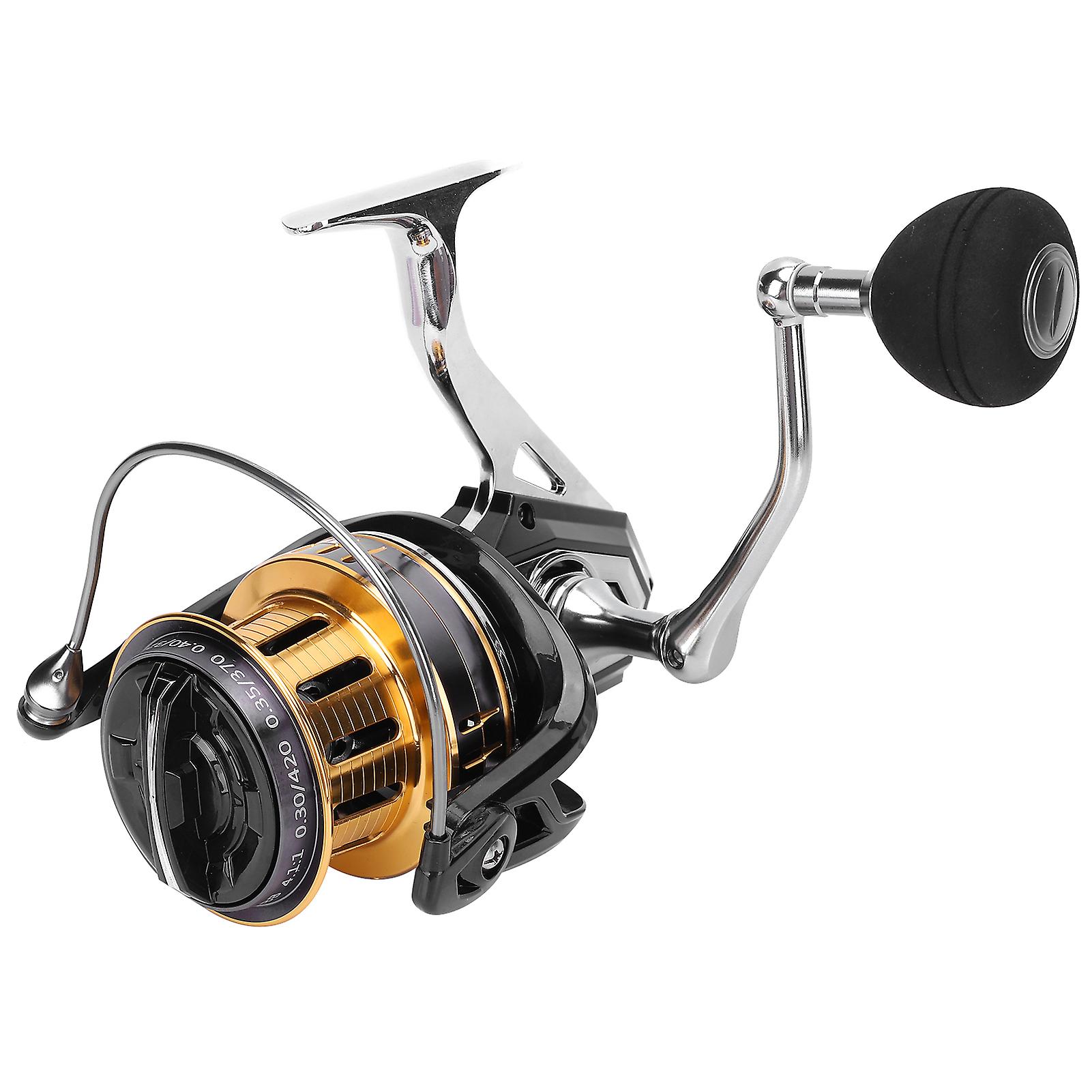 Far Throw Fishing Reel Metal 5+1bb Bevel Cup 4.1:1 High Speed Spinning Fishing Wheelfb12000