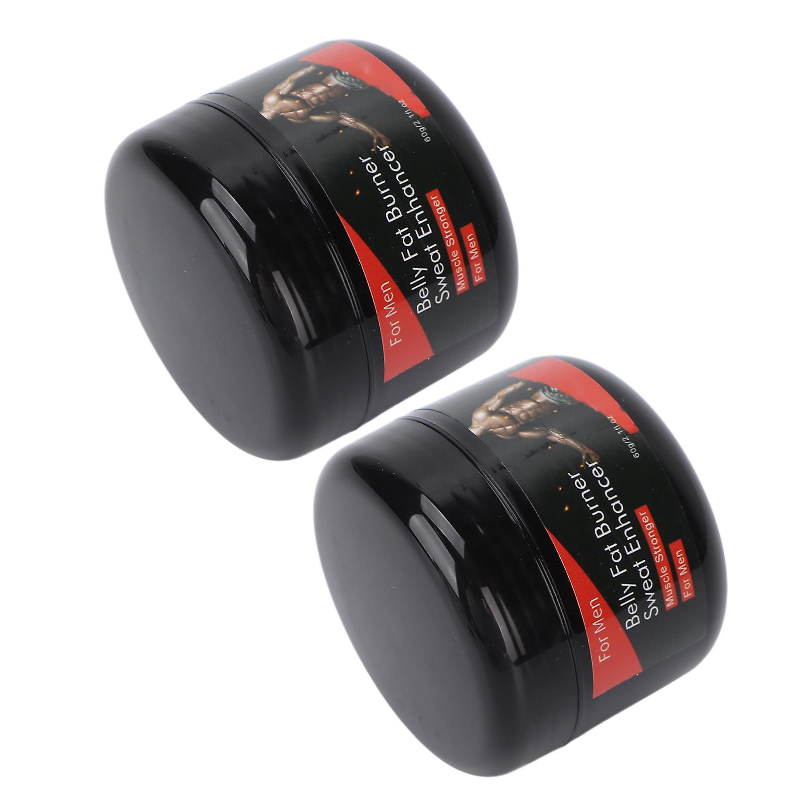 2pcs Hot Sweat Cream Improve Exercise Efficiency Soothe Muscles Burn Calories Slimming Cream For Fitness 60g