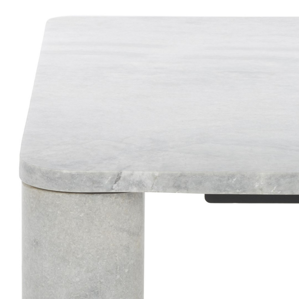 Safavieh Couture Nicoletta Square Marble Coffee Table   Transitional   Coffee Tables   by Safavieh  Houzz