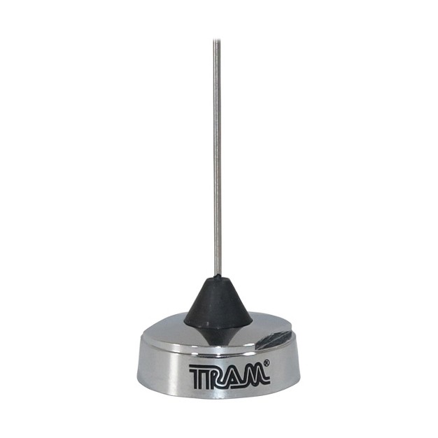 Tram 200 watt Pretuned 144 Mhz To 152 Mhz Chrome nut type Quarter wave Antenna With Nmo Mounting