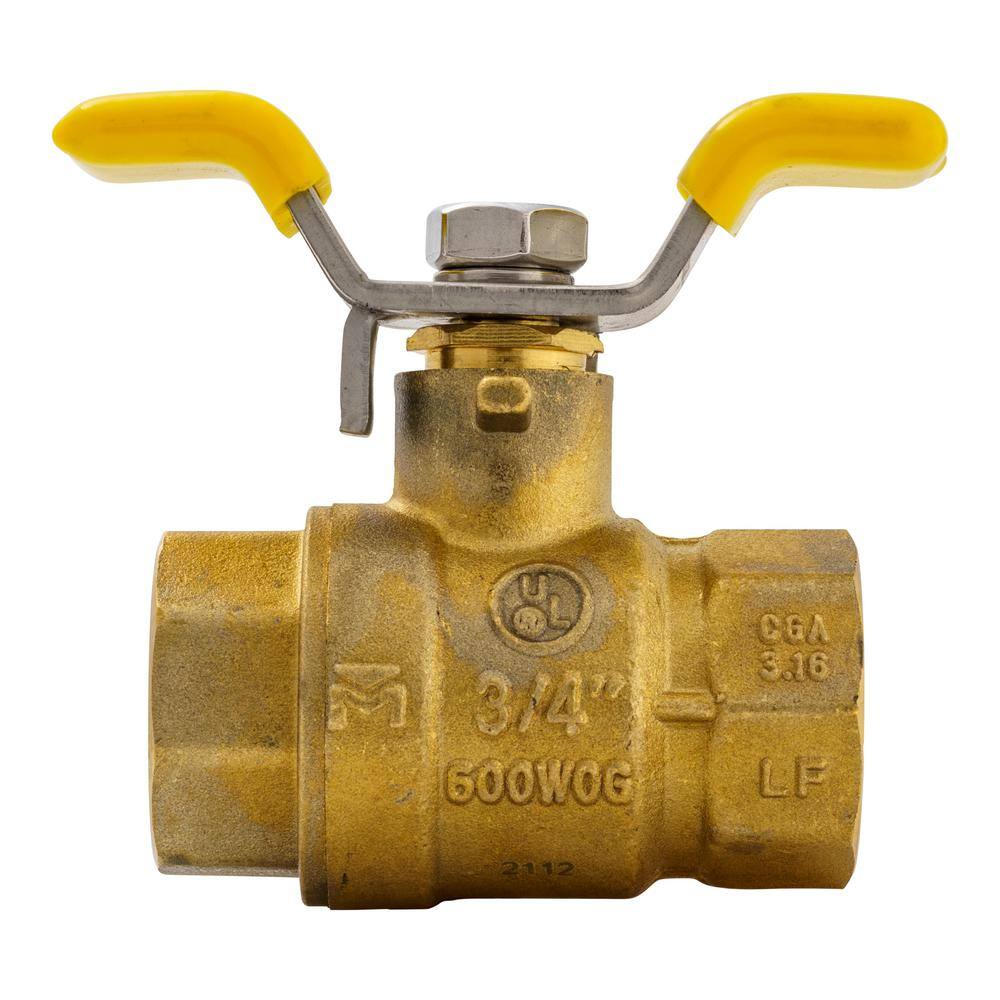 ProLine 34 in. x 34 in. Brass T-Handle Ball Valve 107-824THN