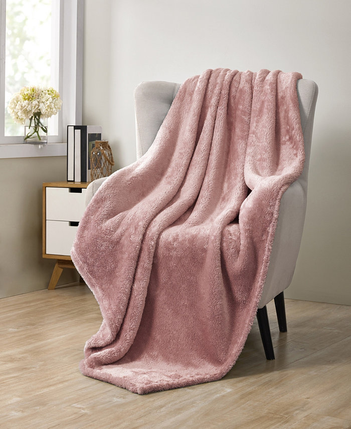 VCNY Home Avery Pure Plush Throw Blanket