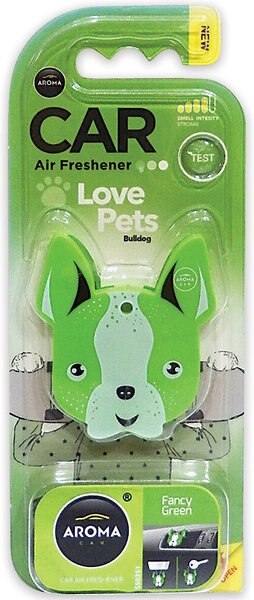 Aroma Car Love Pets Dog Fancy Green Car Air Freshener