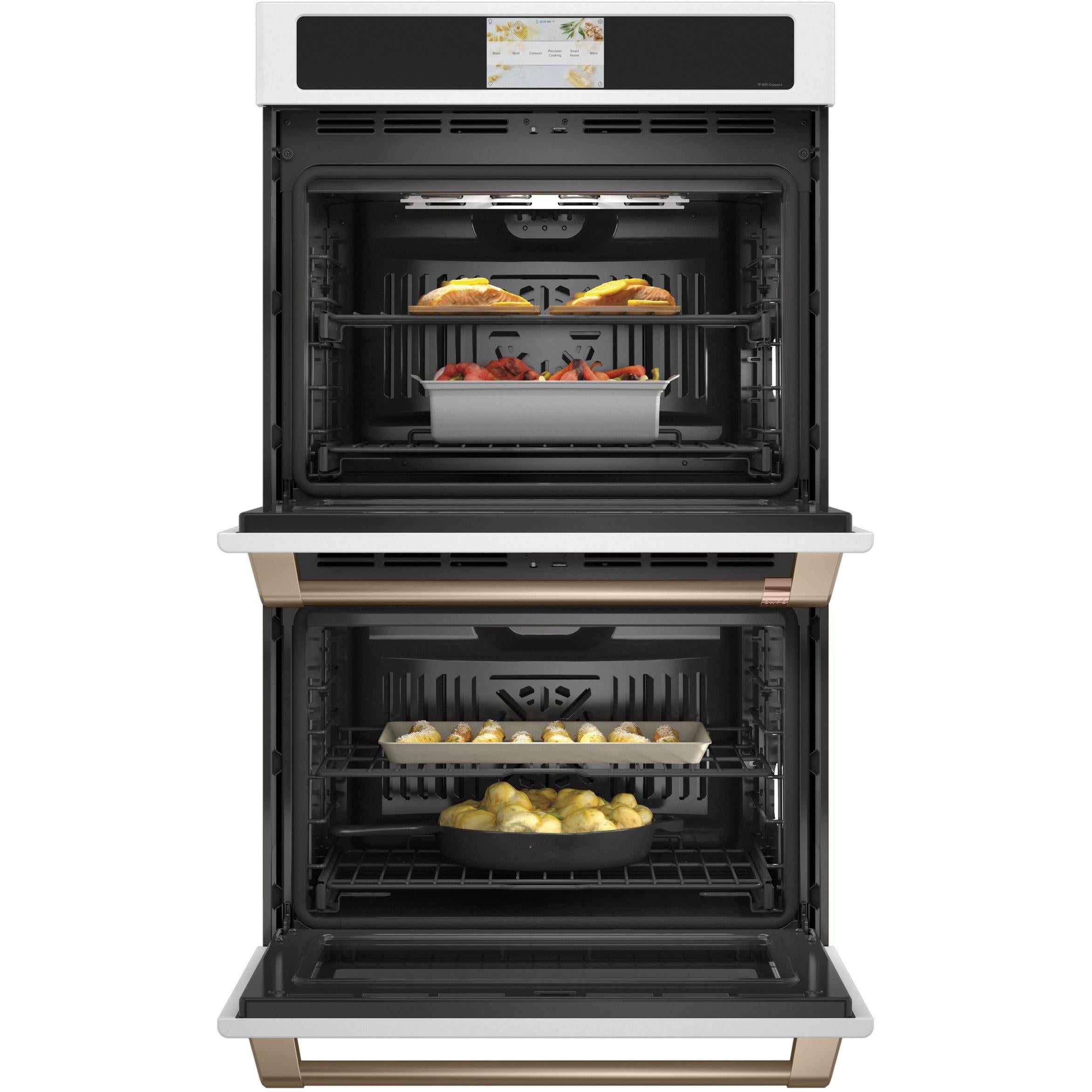 Caf¨¦ 30-inch Built-In Double Wall Oven with Built-in WiFi CTD90DP4NW2