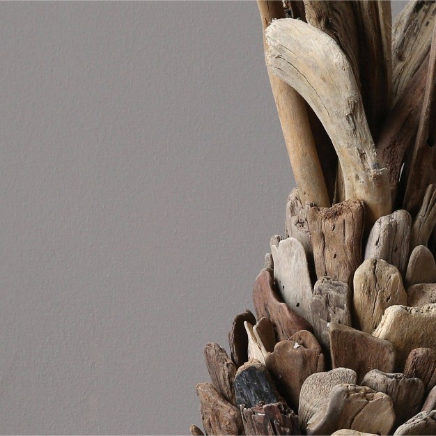 Driftwood Pineapple Decorative Sculpture 7 75 quot x16 5 quot Storied Home