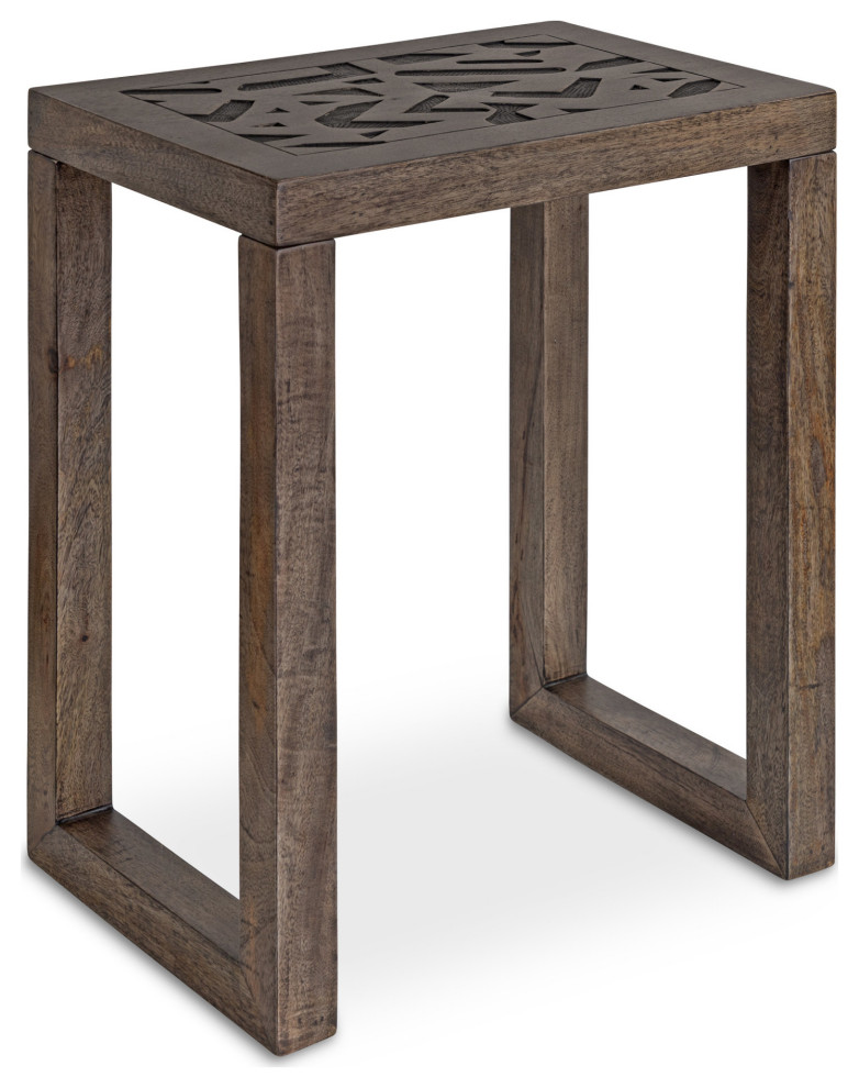 Elyria Wood Side Table   Transitional   Side Tables And End Tables   by Uniek Inc.  Houzz