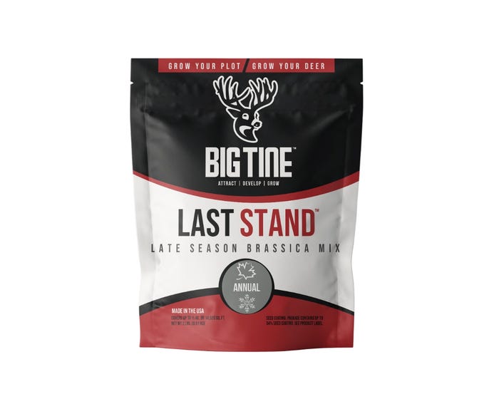 Big Tine Last Stand， Late Season Brassica Mix， 2 lb. Bag